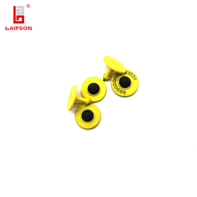 30mm 860-960Mhz UHF ROUND TPU LIVESTOCK EAR TAG WITH PRINTING FIGURES FOR CATTLE  SHEEP FARM TRACKING