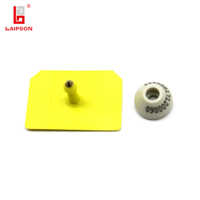 22mm 134.2khz LF Rfid Sensitive Cone Visual Animal Ear Tag For Pig And Goats Sheep Farm