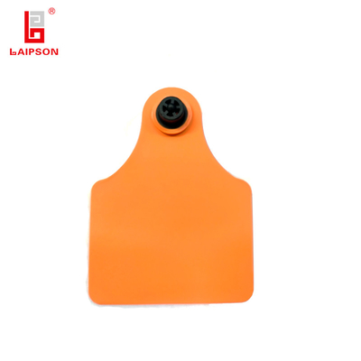 TPU 18000-6c Long Range UHF RFID Tamper-Proof Animal Ear Tags For Cattle Cow Farm Tracking