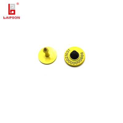 30mm 860-960Mhz UHF ROUND TPU LIVESTOCK EAR TAG WITH PRINTING FIGURES FOR CATTLE  SHEEP FARM TRACKING