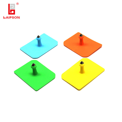 BASF 52*38mm Tpu Laser Printing QR Code Metal Tip Cattle Pig Sheep Ear Tag For Farm