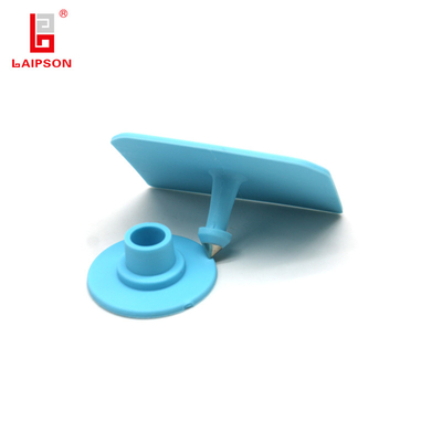 BASF 52*38mm Tpu Laser Printing QR Code Metal Tip Cattle Pig Sheep Ear Tag For Farm
