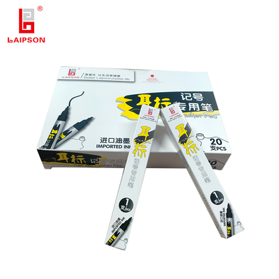 Environment Rohs UV Resistant Permanent Ear Tag Marker Pen For Pig Cattle Goat Farm