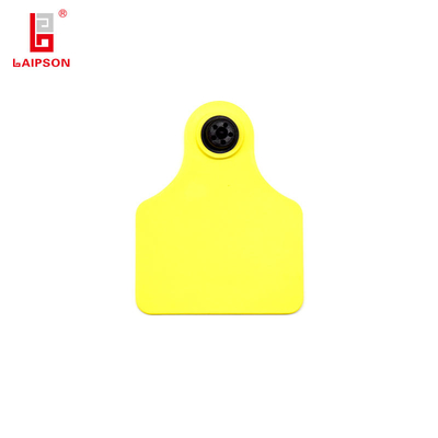 75mm Iso9001 Basf Tpu 860mhz Uhf Two Piece Tamperproof Animal Tag For Cattle Cow Sheep Farm