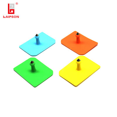 52mm OEM Visual TPU Plastic Laser Printing Numbers Swine Pig Male Ear Tags
